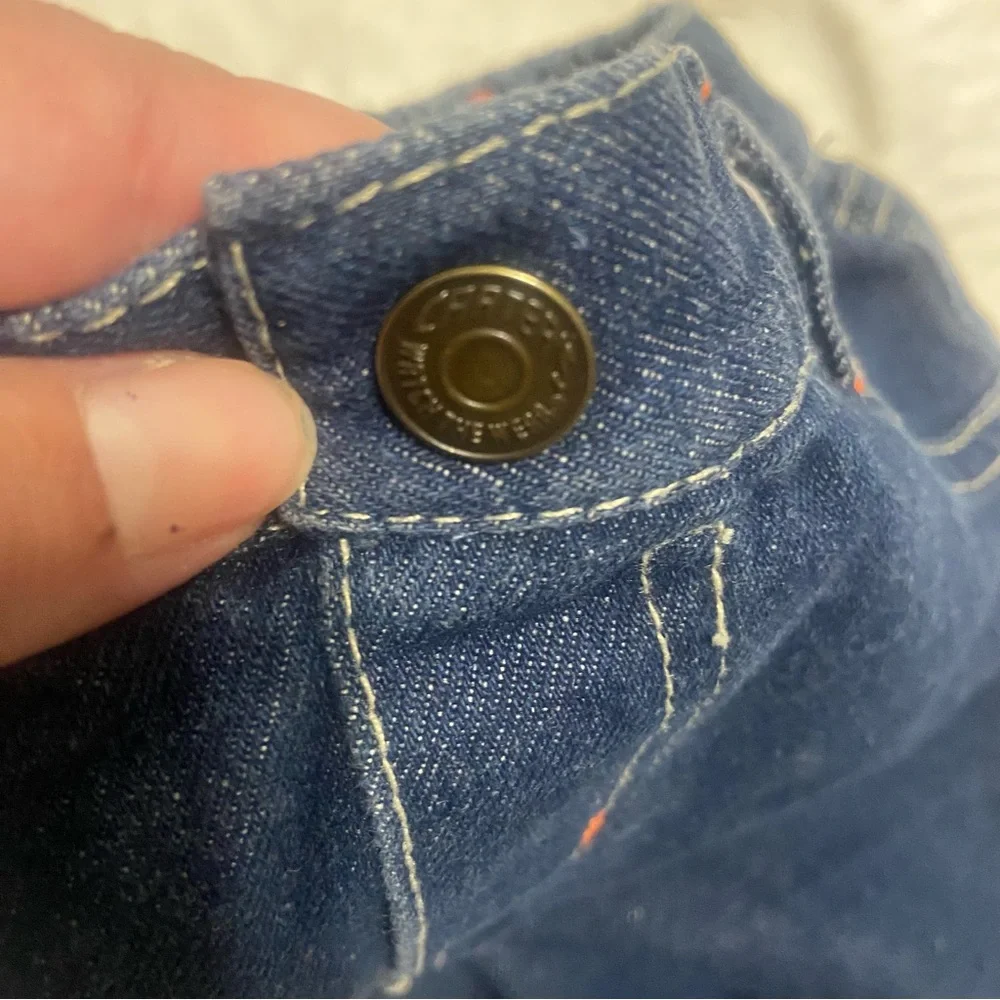 Vintage Carter's Watch the Wear Dark Blue Kids Jeans